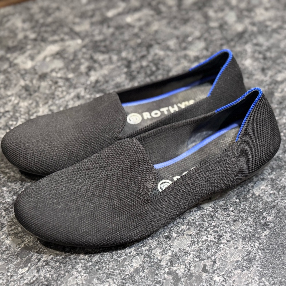 Rothy's Black Slip-On Shoes